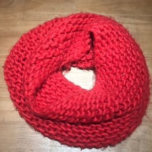 H&M Red knit scarf
